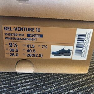 Asics Gel-Venture 10 - Winter Sea and Midnight Blue